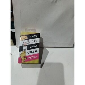 Taco Cat Goat Cheese Pizza Card Game, New And Sealed